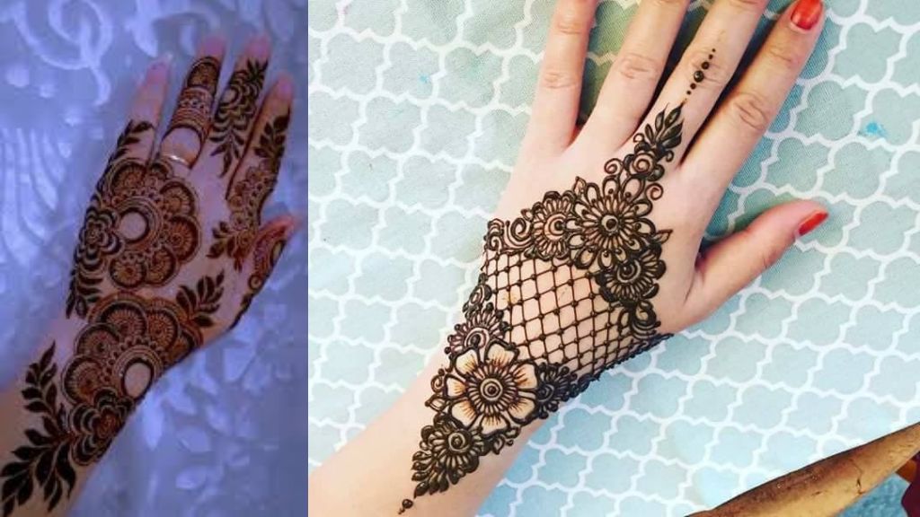 Latest Arabic mehndi design