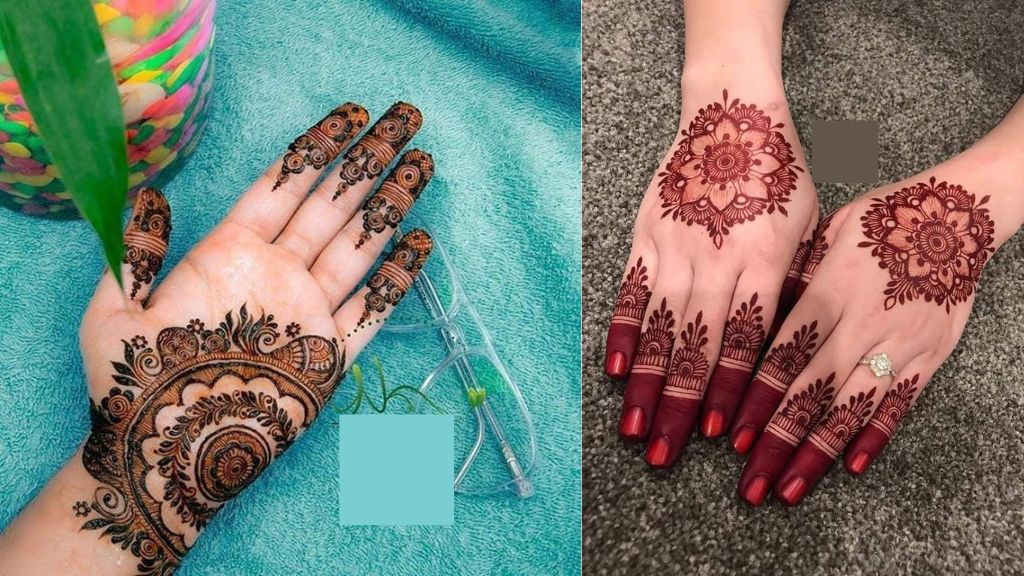 Latest Arabic mehndi design