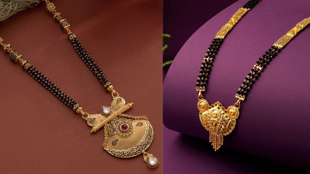 Gold Modern Mangalsutra Design