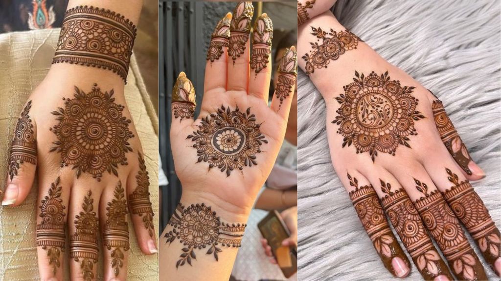 Gol Mehndi Design Photo