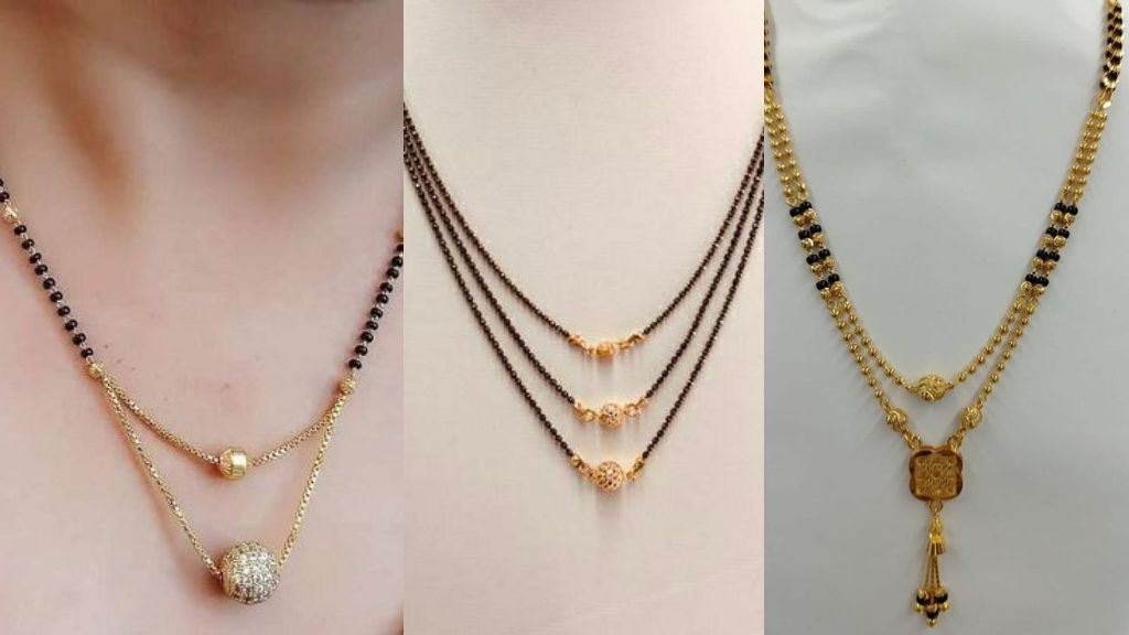 Fancy Short Mangalsutra Designs