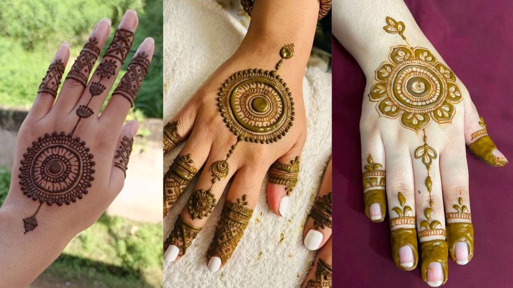 Gol Mehndi Design Photo