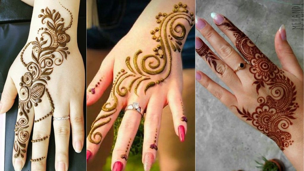 Simple Mehndi Design For Hartalika Teej 2024