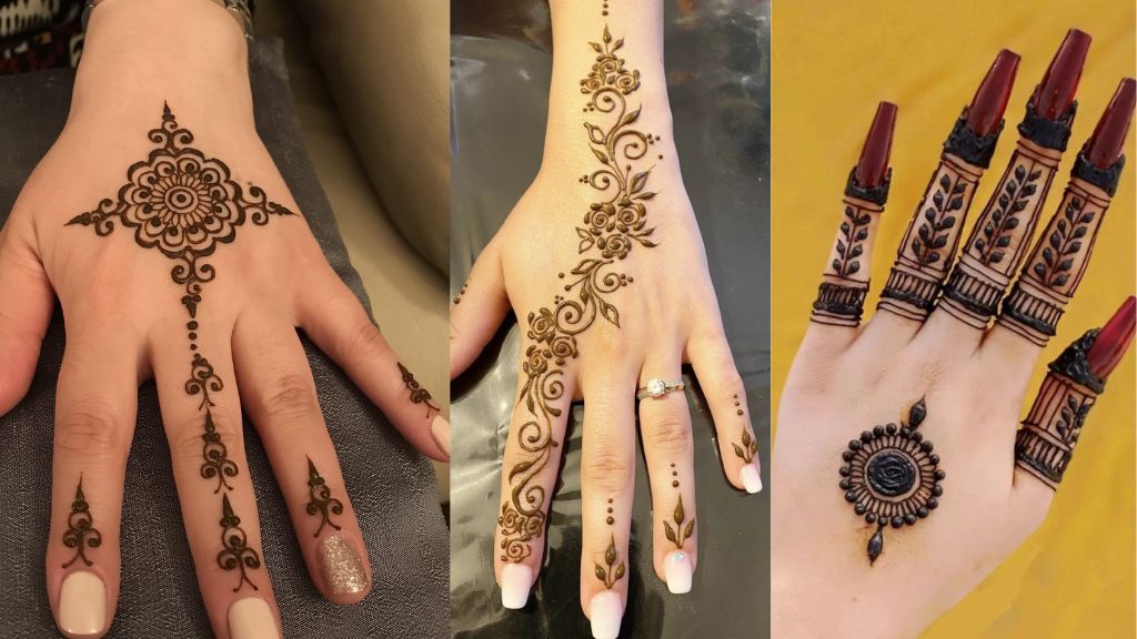 Simple Mehndi Design For Hartalika Teej 2024