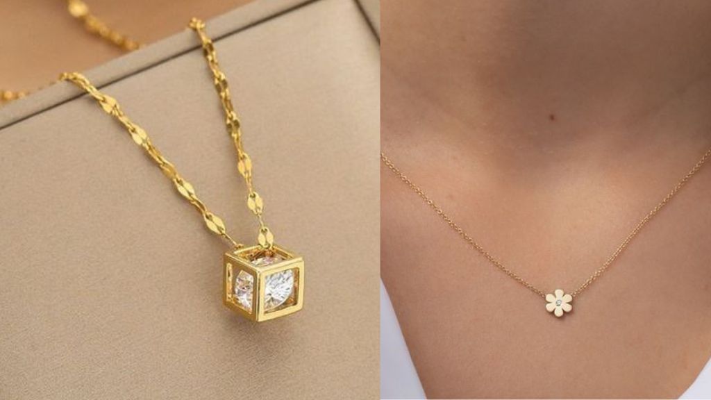 Gold Chain with Pendant