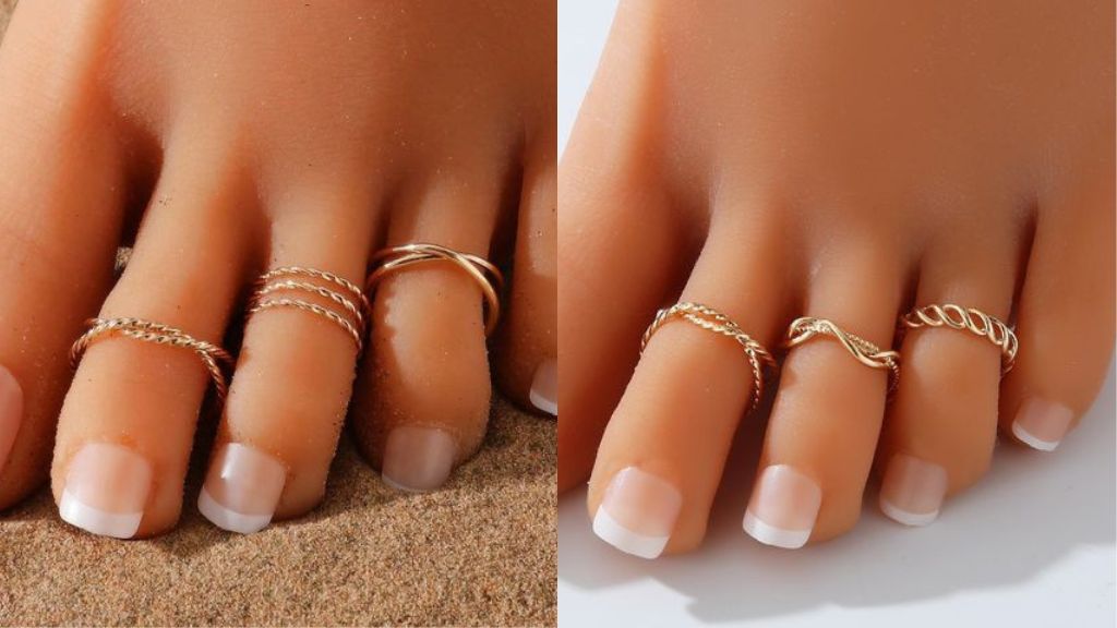 gold toe rings