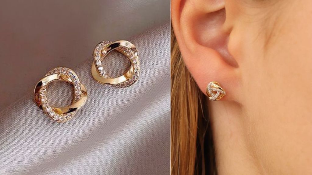 Rose Gold Earrings