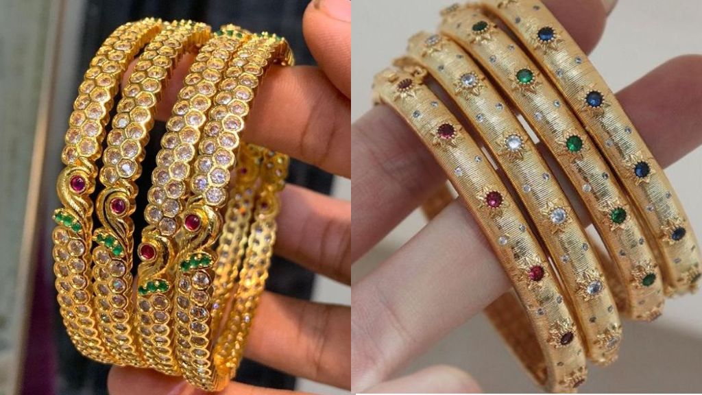 gold bangles