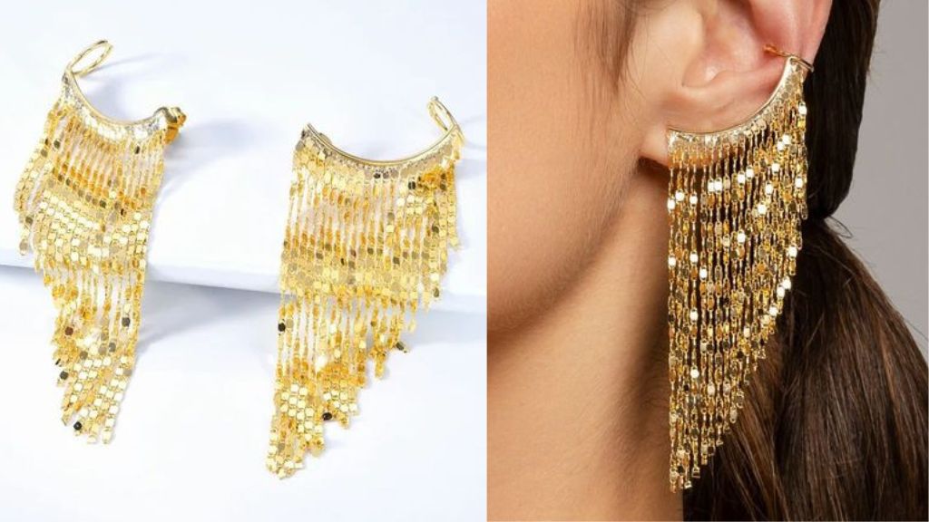 Gold Chain Earrings