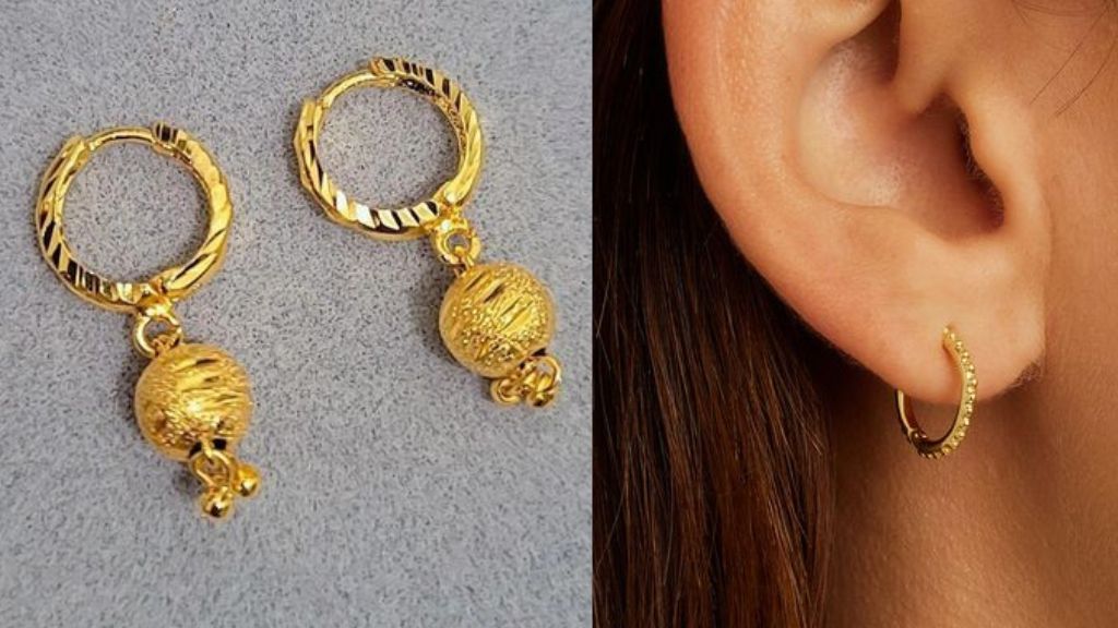 Gold Earrings under 5000