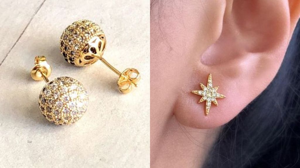 Gold Earrings under 5000