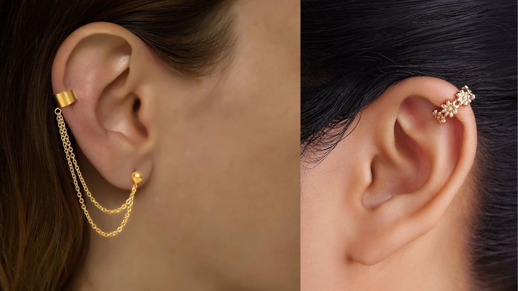 Gold Ear Cuffs