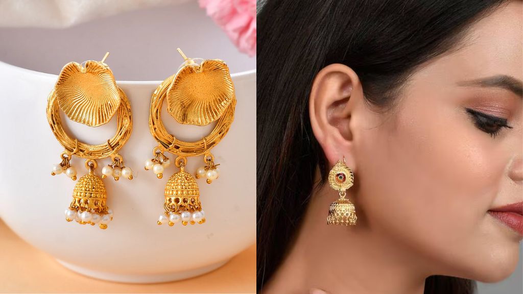 Jhumki New Design Gold