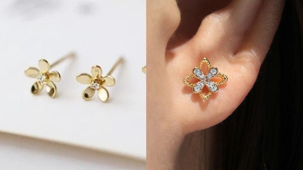 Gold Earrings under 5000