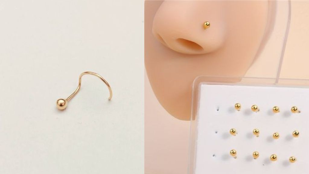 Small Nose Pin Gold