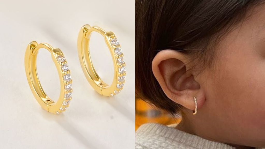 gold earrings for kids