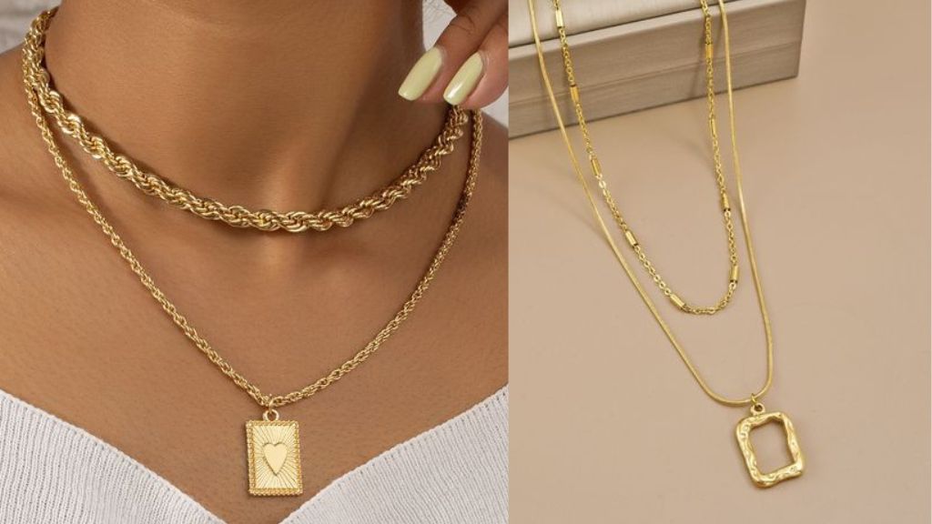 2 Layer Gold Chain