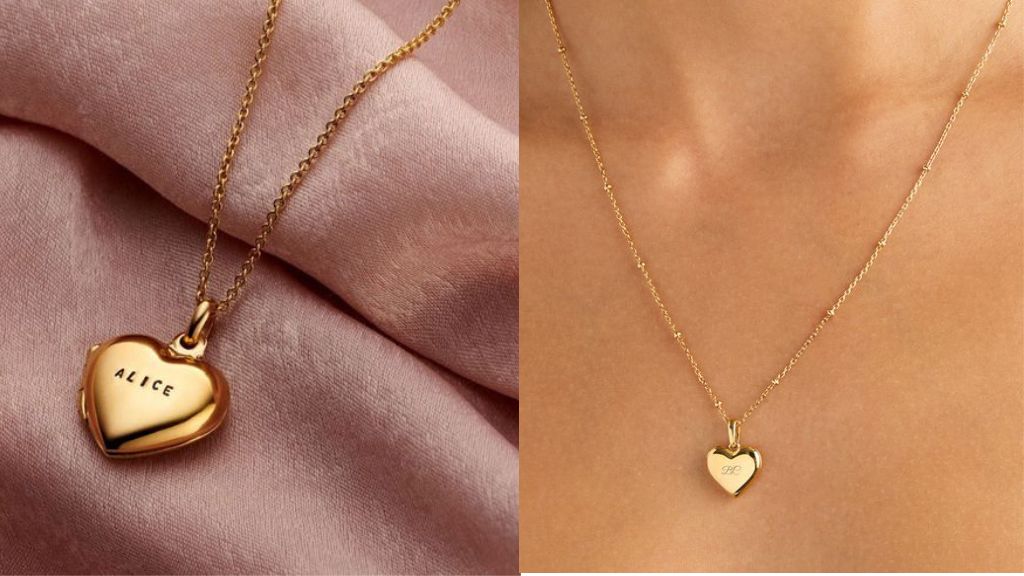 Locket Gold Chain for women