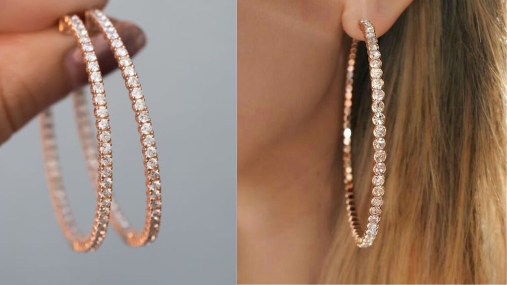 Rose Gold Earrings