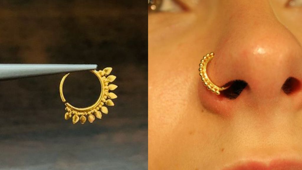 Gold Nose Ring 