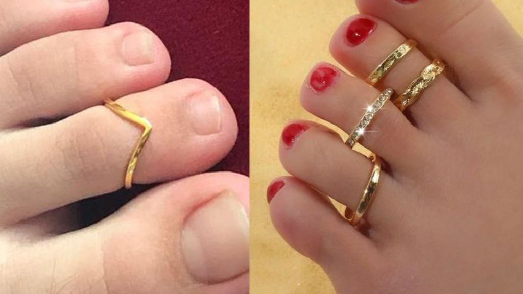 gold toe rings