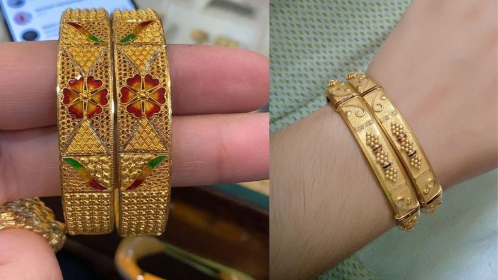 Gold Bangles for Women