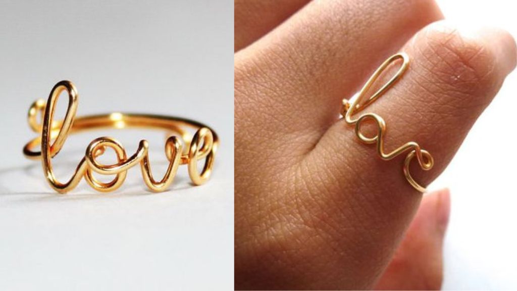 Name Ring Gold