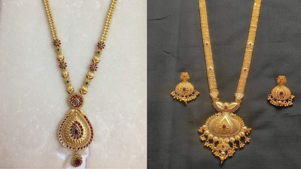 Wedding Gold Necklace Design