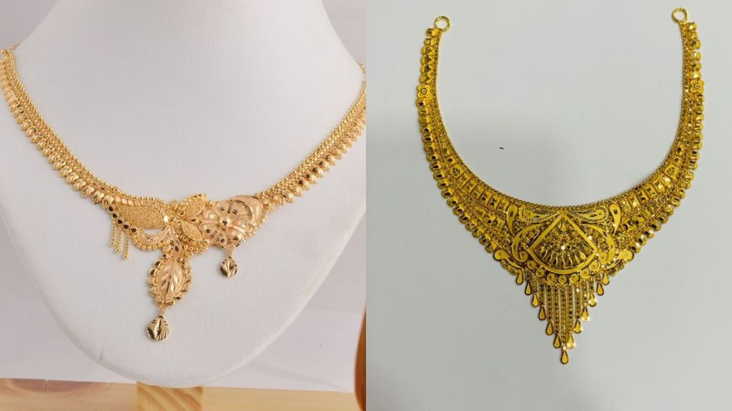 Wedding Gold Necklace Design