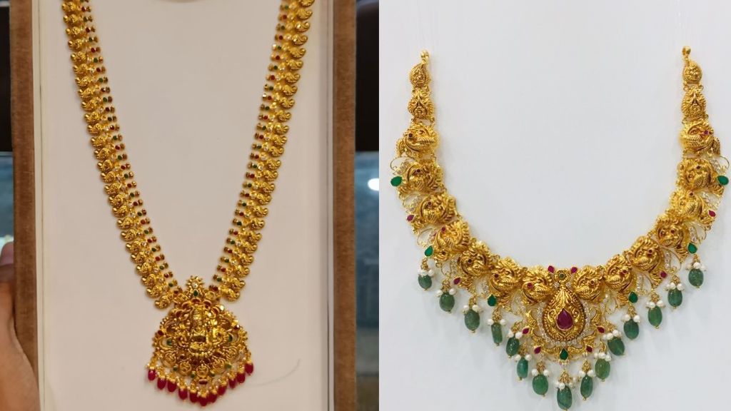 Wedding Gold Necklace Design