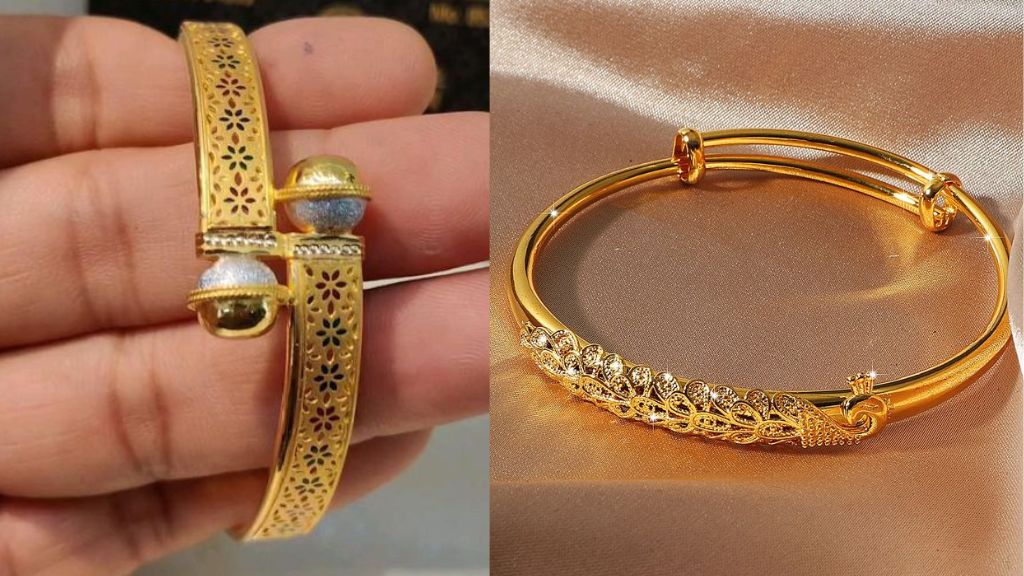 Gold Kada Design for Ladies