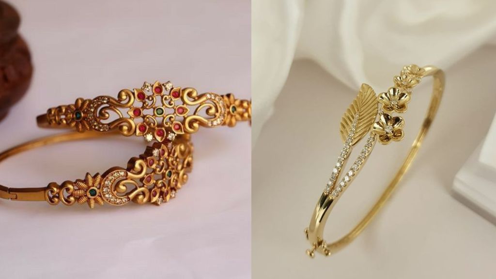 Gold Kada Design for Ladies