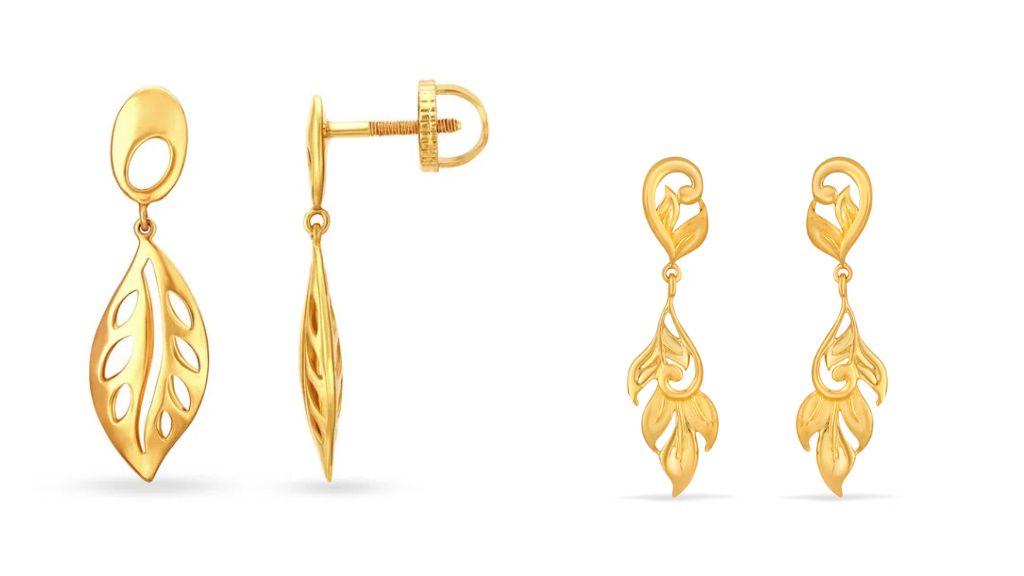 Stylish Gold Earrings