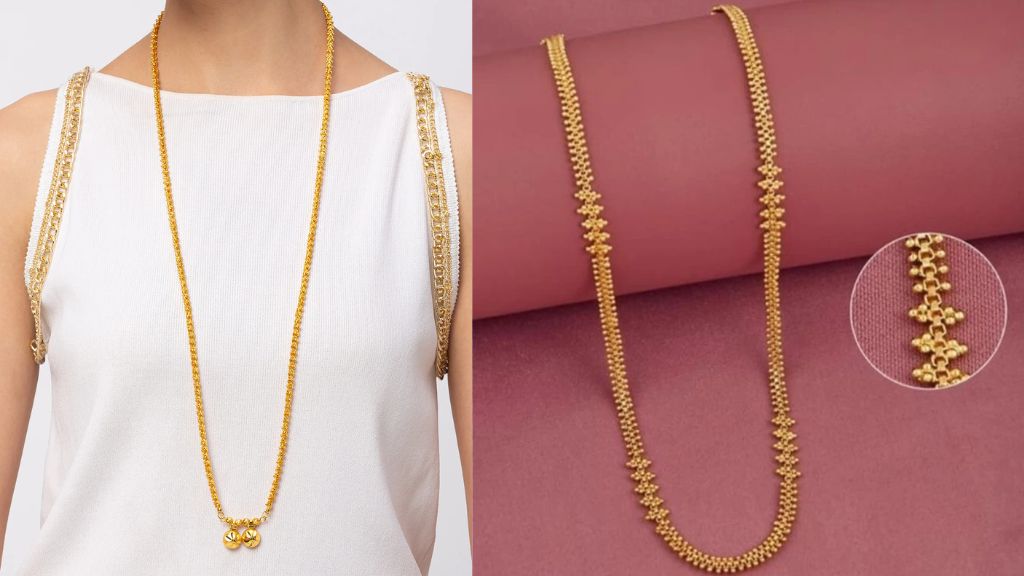 Long Chain Designs Gold Latest