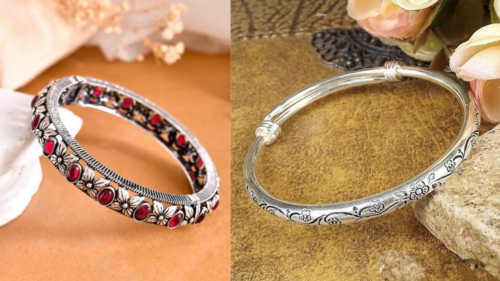 Silver Bangles for Women