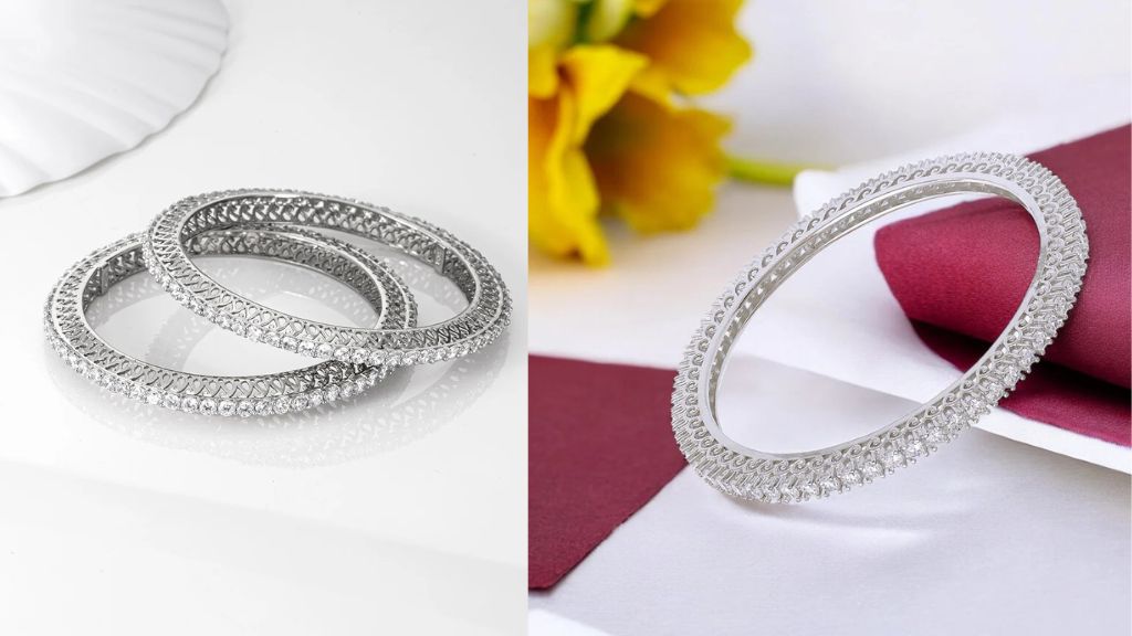 Silver Bangles for Women