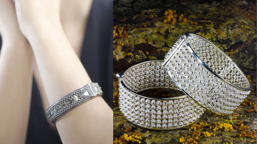 Silver Bangles for Women