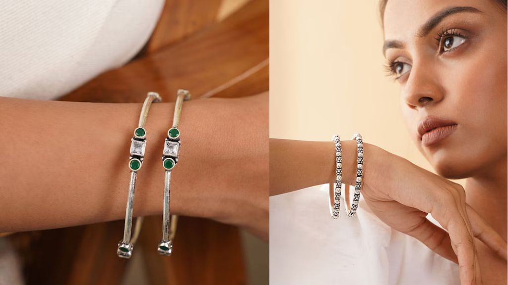 Silver Bangles for Women