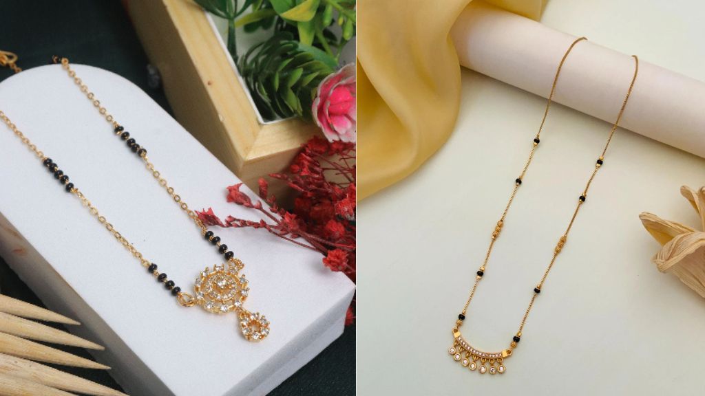 Simple Gold Mangalsutra Designs