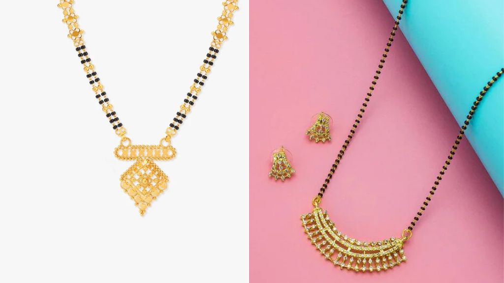 Simple Gold Mangalsutra Designs