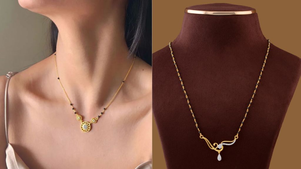 Simple Gold Mangalsutra Designs