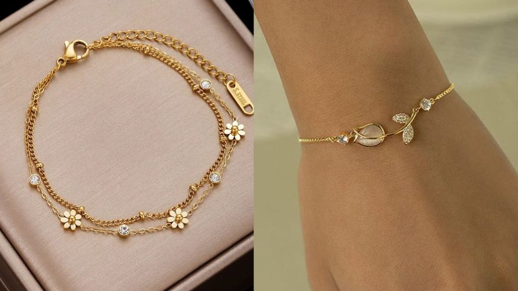 Gold Bracelet for Women 22k