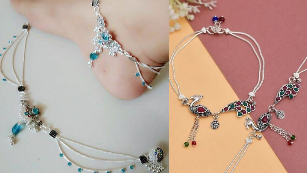 Payal Design Latest Silver