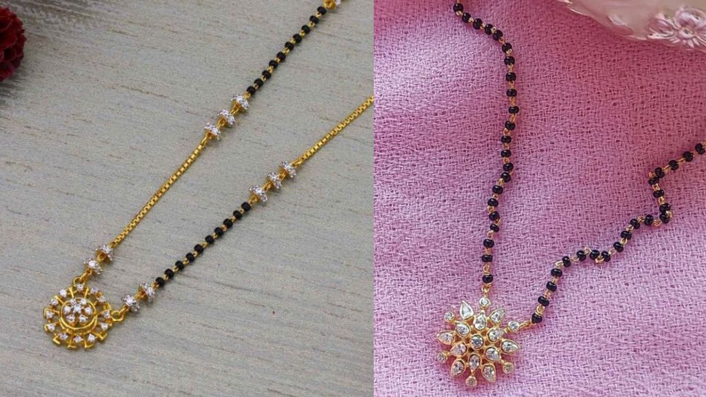 Gold Mangalsutra Locket Design