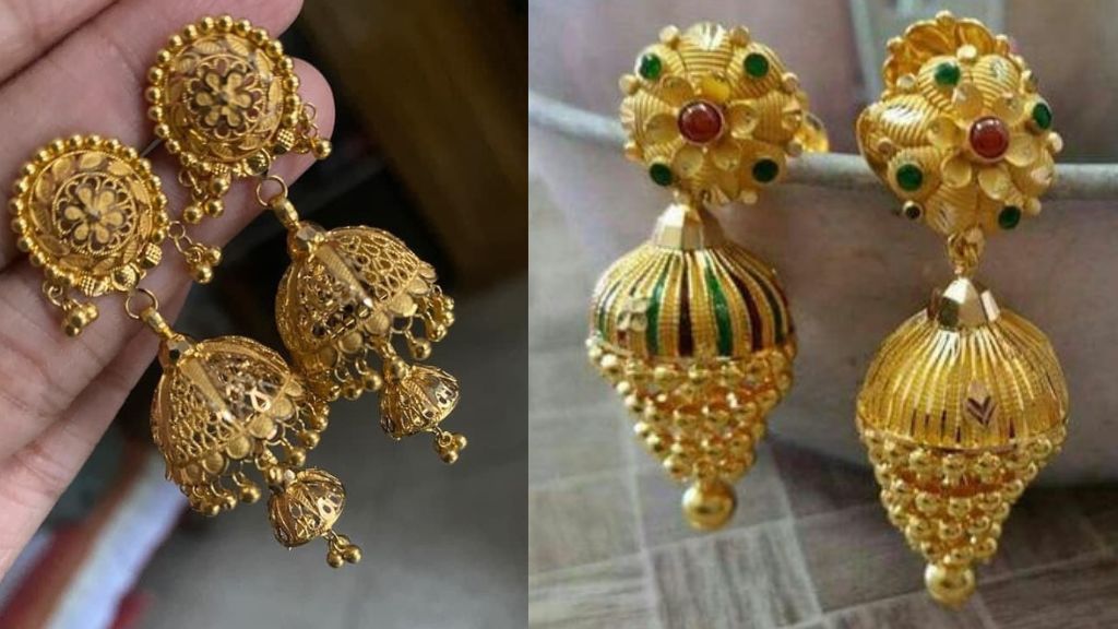 Gold Jhumka Latest Design