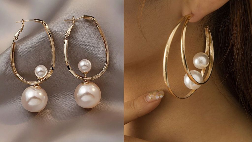 Oversized Gold Hoop Earrings