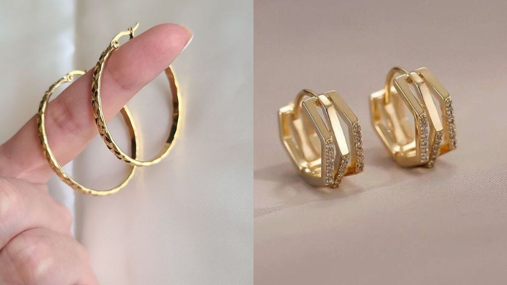 10k Gold Earrings for Girls