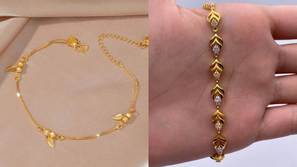 2 Gram Gold Bracelet for Ladies