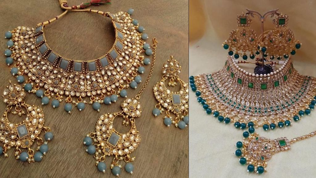 Kundan Gold Jewellery Set