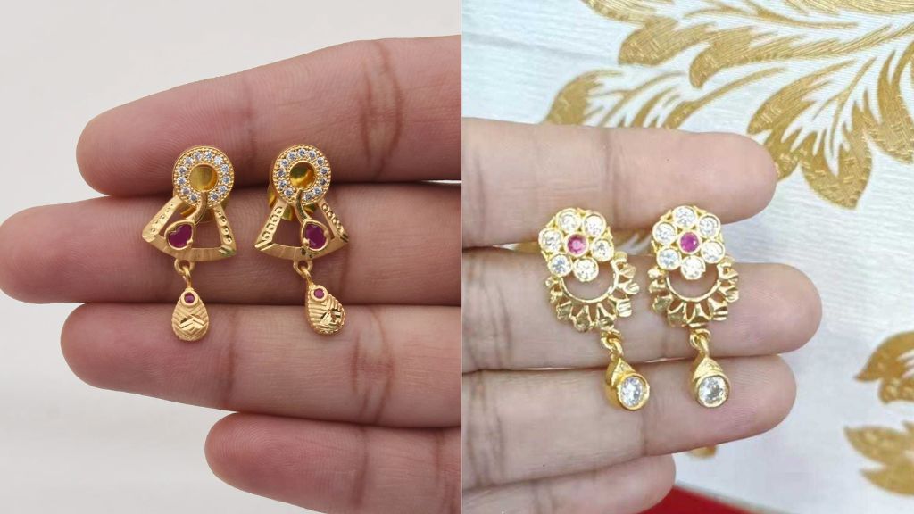 Latest Design of Gold Earrings